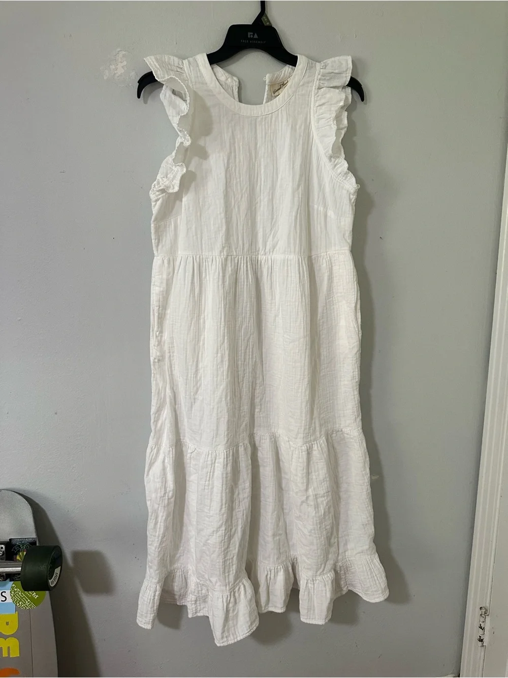 Universal Thread White Ruffle Tiered Sundress - Picture 2 of 7